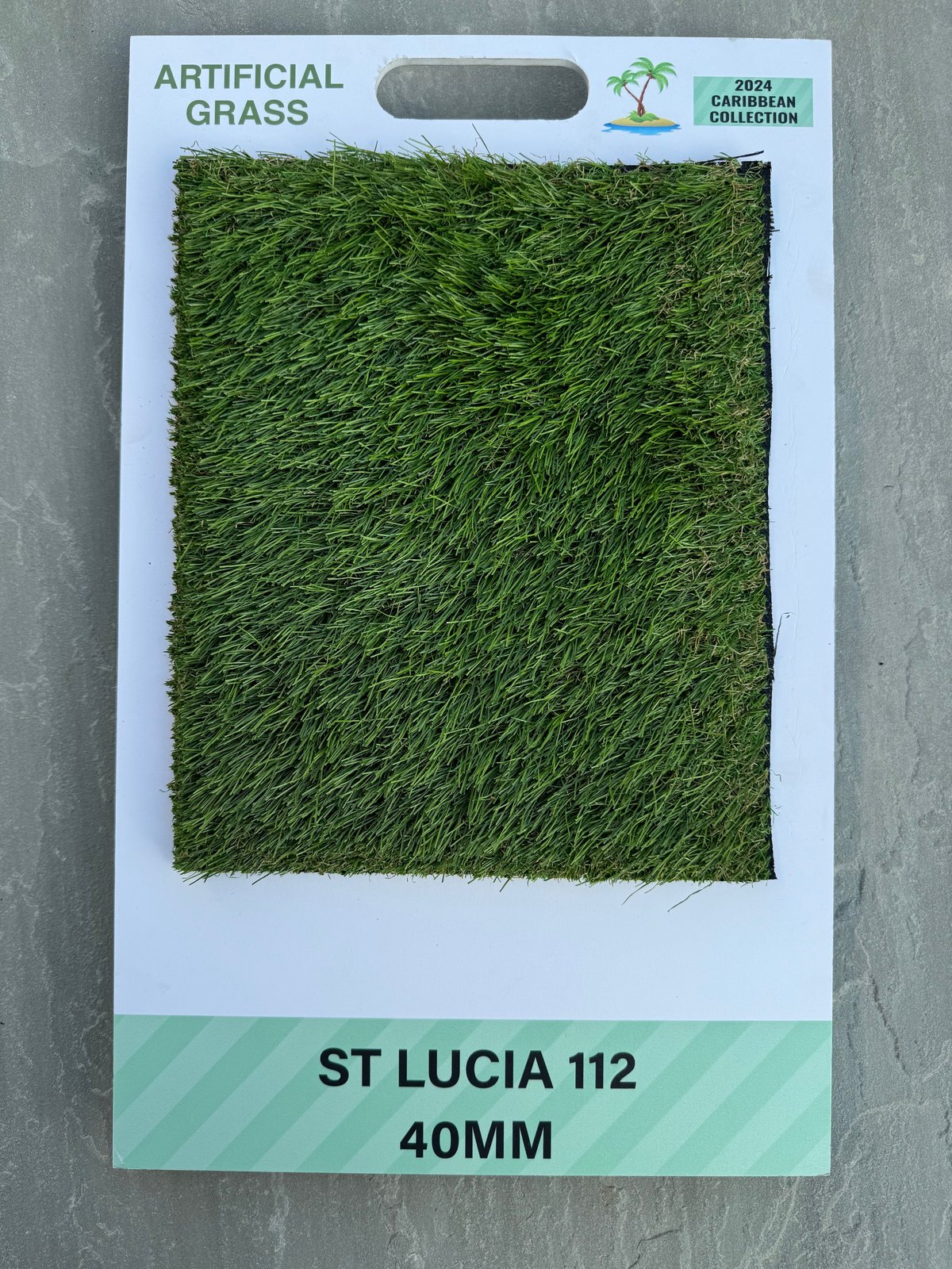 artificial grass st lucia 40mm